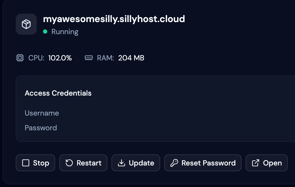 Auto-update interface